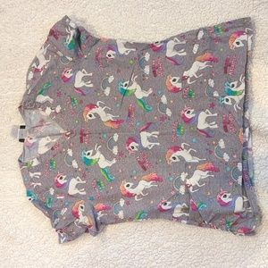 Unicorn scrub top